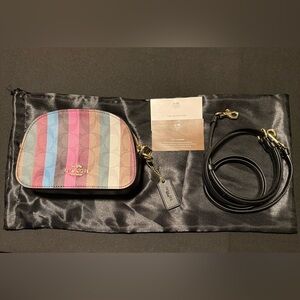 COACH Multicolor Mini Serena Crossbody with Black Strap NEW🔥